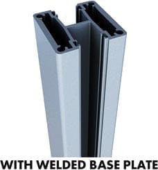 1050mm Deluxe 2 Way post with Base Plate