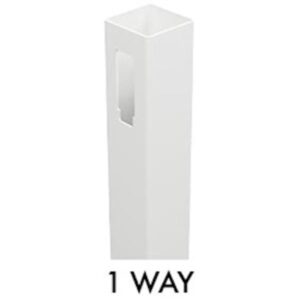 Hamptons Post - Full Privacy - 1W - 2500mm L