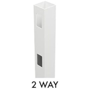 Hamptons Post - Semi Privacy - 2W - 1900mm L