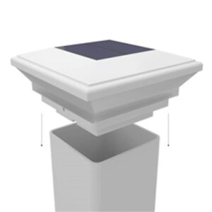 Hamptons Solar Light - Suits 127mm x 127mm post
