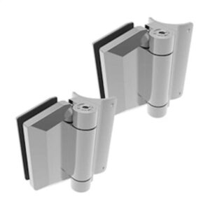 '155' Polaris Soft Close -  Glass to Rnd Post Hinge