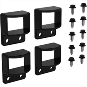Horizontal brackets - 38mm X 25mm - 4 pack