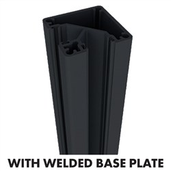 1050mm 90° Post with Base Plate