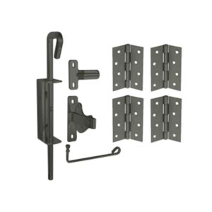 Hinge & Latch Kit (For use with Colorbond Double Gates up to 3.6metres wide)