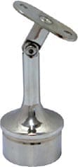 MOD50 - Support - Swivel Flat - POLISH Modular 50mm Round - Rail Support - with SWIVEL FLAT Saddle - SS316 POLISH