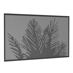 Premium Perforated PALM Panel 1988mm W x 1188mm H