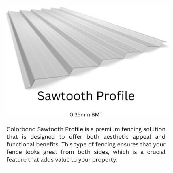 Colorbond Standard Panel - 2400mm x 1500mm - Image 3