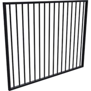 Six Star GATE - Flat Top 1470mm W x 1200mm H -BLACK