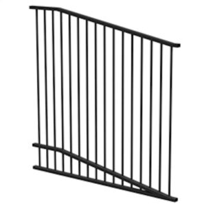 Six Star RAKED PANEL - Flat Top 1450mmW x 1400mmH - BLACK