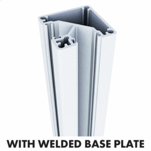 1400mm 90° Post with Base Plate