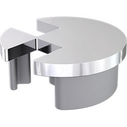 SLOT50 - 90Deg Notched Post Cap - POLISH