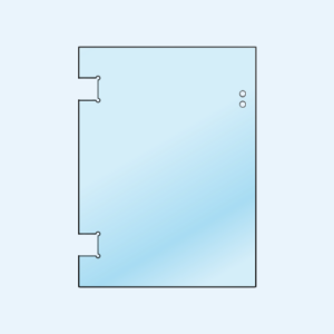 12mm Toughened Glass Polaris Gate