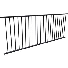 Six Star PANEL - Flat Top 2450mm W x 900mm H **Boundary Fence